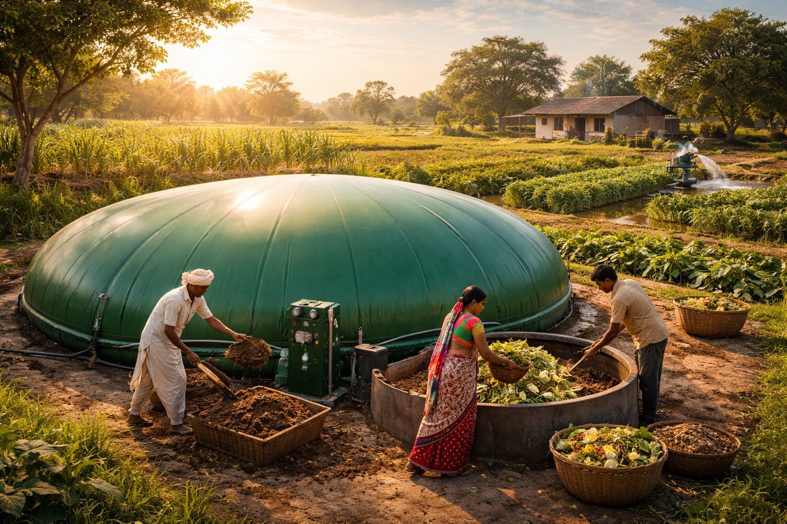   Biogas Balloons: A New Technology Transforming Renewable Energy for Indian Farmers 