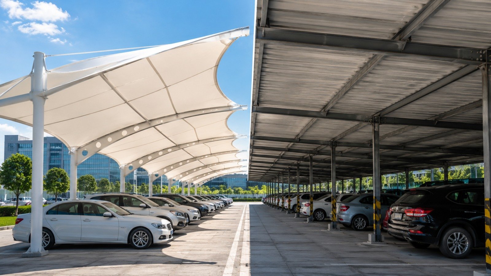 How LUCKY INTERNATIONAL Delivers Premium Tensile Roofing Solutions in India