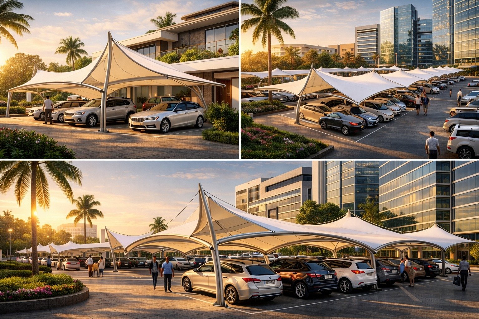    Car Parking Tensile Shades: The New Lifestyle Trend in South India’s Homes, Malls & Offices  