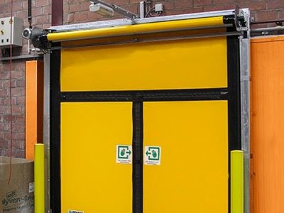 PVC Coated Fabric High Speed Roll-Up Doors Manufacturers, Supplier, Exporter Mumbai-India