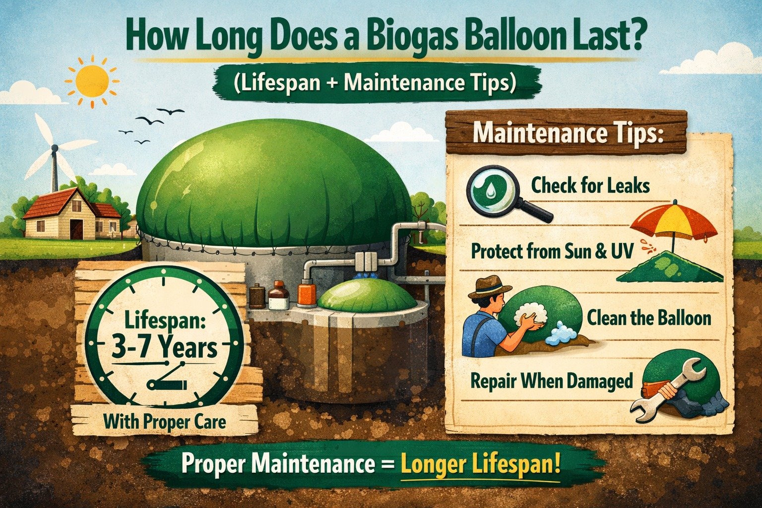 Best PVC Fabric for Biogas Balloons in India: Key Material Properties You Must Check 