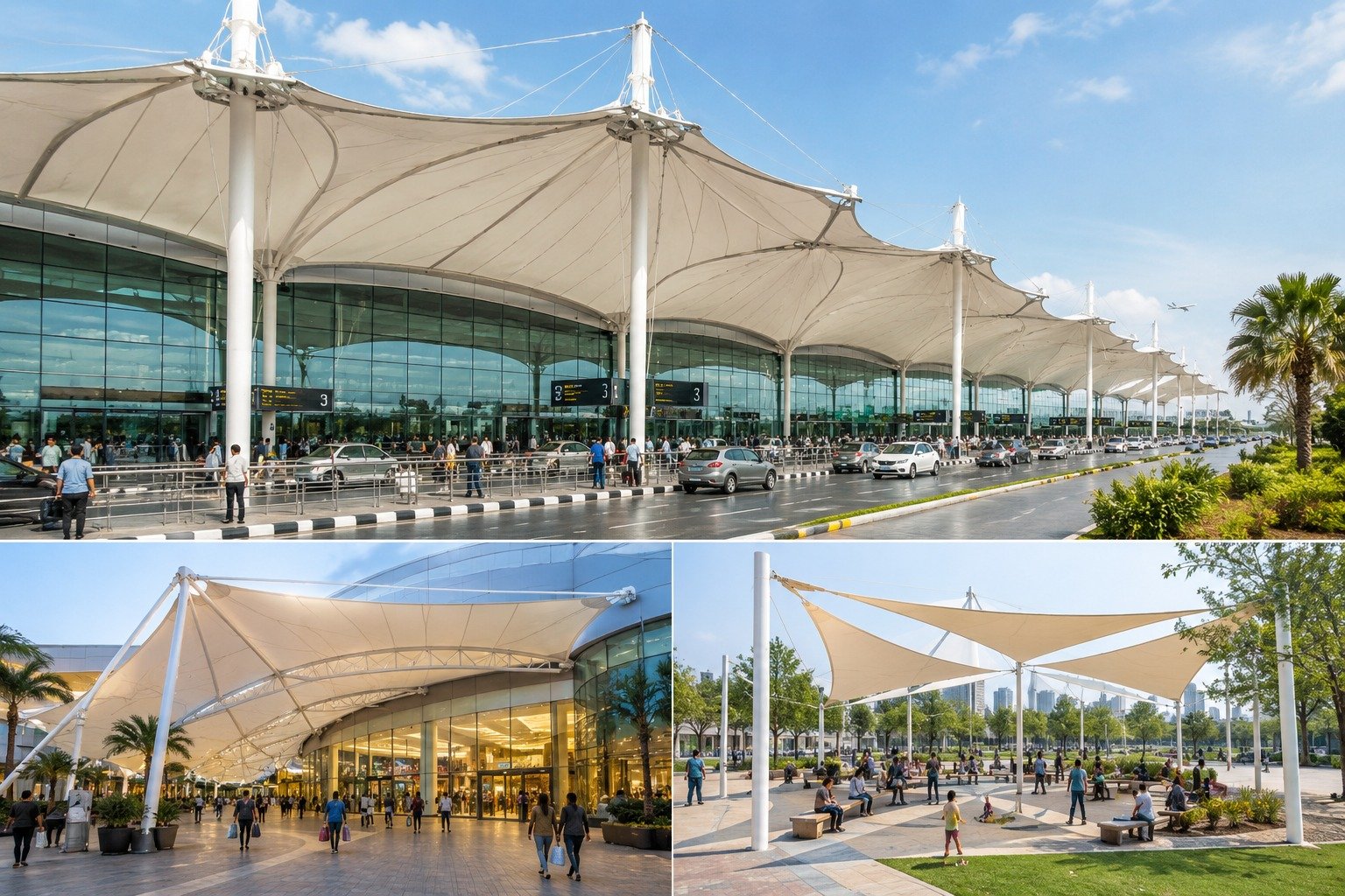 India’s Rising Demand for Tensile Membrane Structures in Airports, Malls & Public Spaces