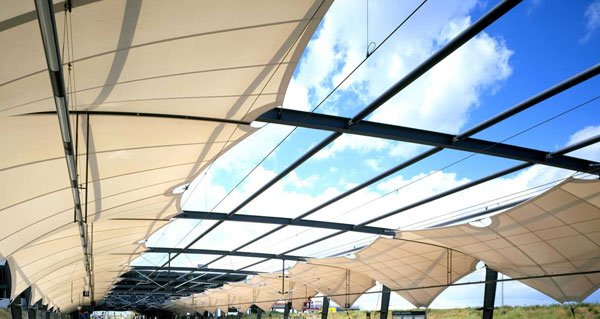 Tensile Membranes Structures for Solar Protection