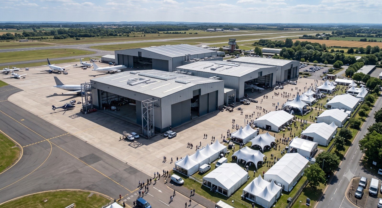 Weather Resistance in Coated Fabrics Used for Aircraft Hangers and Event Tents